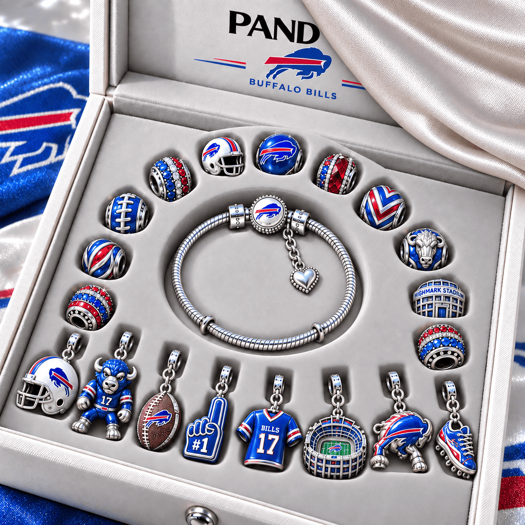 BFB Silver Charm Bracelet Set NTTB