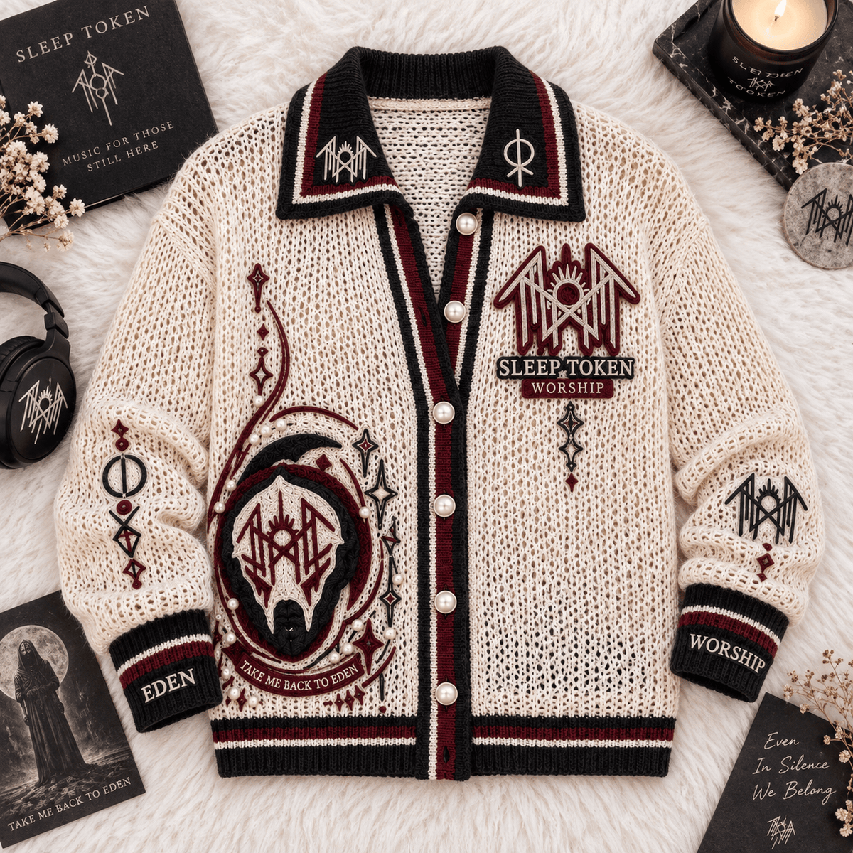 SLTK Women’s Open-Knit Cardigan HTTT