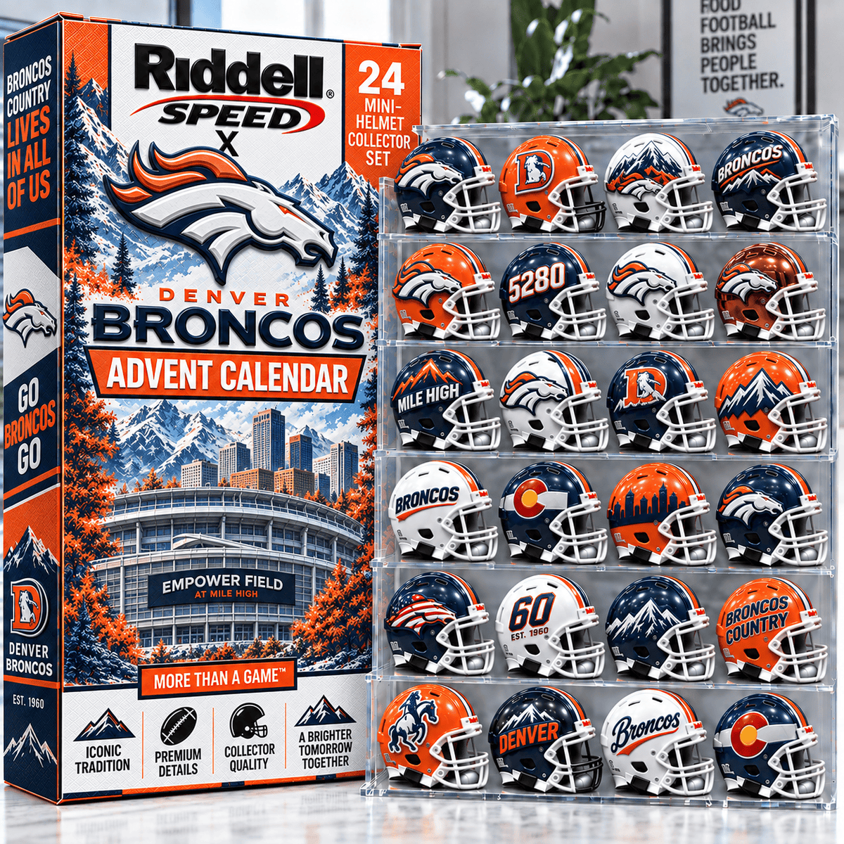 Premium DVBC Mini Helmet Advent Calendar NTNA